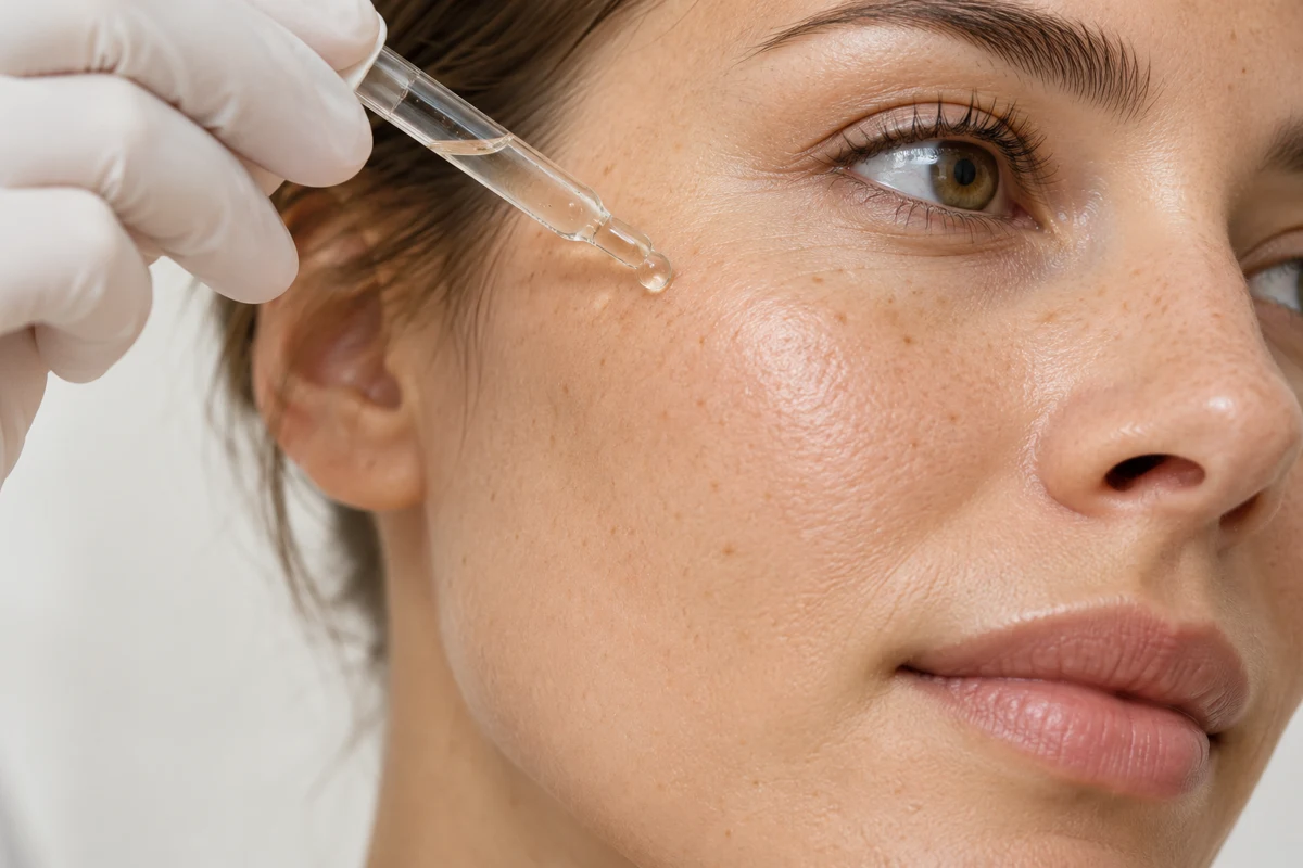 Skin texture and care — AI-generated illustration; this is not a real patient or a documented procedure outcome.